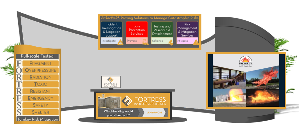 FORTRESS virtual GCPS exhibit booth 2020