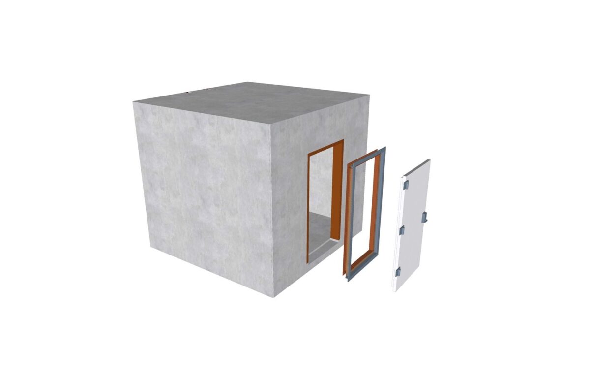 Diagram depicting how FORTRESS protective buildings meet guard house design requirements