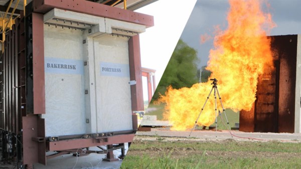 A Shock Tube and Jet Fire test, two of many rigorous tests we did to create FORTRESS.